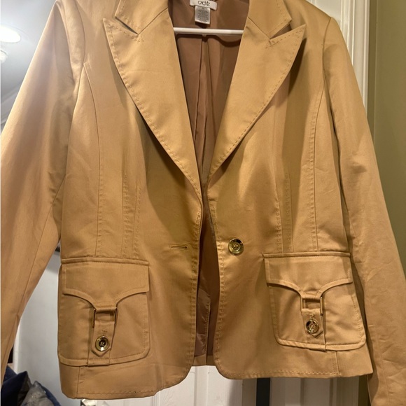 Cache Jackets & Blazers - Cache Tan Women's Blazer